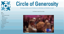 Desktop Screenshot of circleofgenerosity.net